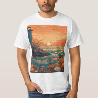 Vibrant Coral Reef T-Shirt: Celebrate Underwater T Shirt