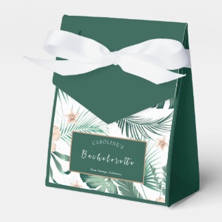 Vibrant Coral Tropical Bachelorette-kolv Presentaskar