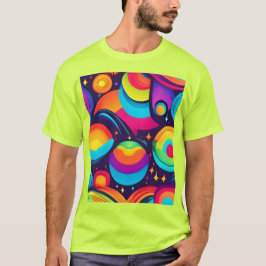 Vibrant Cosmic Kaleidoscope T Shirt