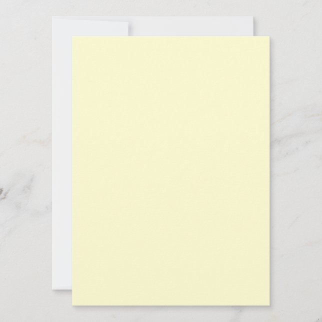 Vibrant Cream-platta kort för anteckningar eller H (Framsida)