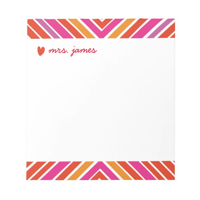 Vibrant Criscross Anteckningsblock (Framsida)