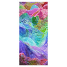 Vibrant Crystal Mountain Abstrakt