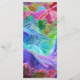 Vibrant Crystal Mountain Abstrakt Meny