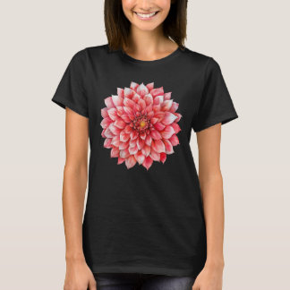 Vibrant Dahlia Mandala Flower Graphic T Shirt