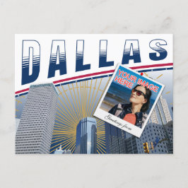 Vibrant Dallas Texas Photo Collage Vykort