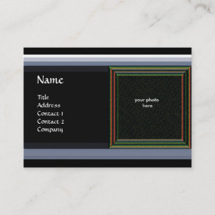 VIBRANT DAMASK MEMORY MONOGRAM Gem gult Visitkort