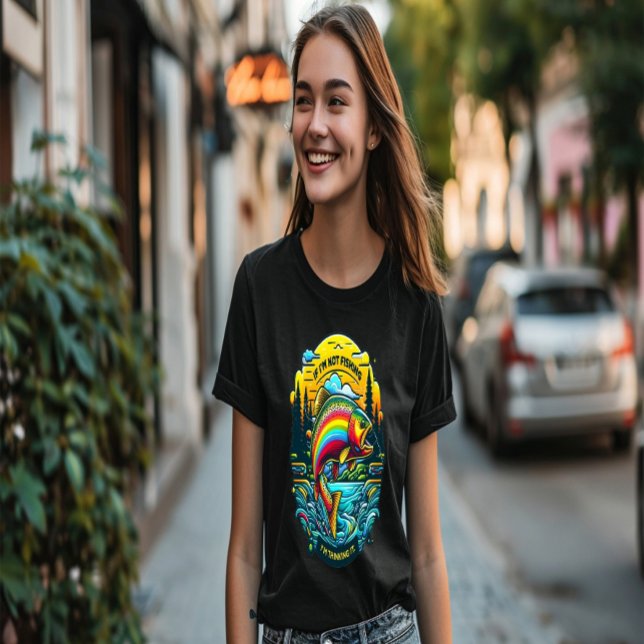 Vibrant Dawn på Anglers Dream Rainbow Trout T Shirt (Skapare uppladdad)