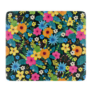 Vibrant Ditsy Flowers Blommönster-43785