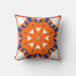 Vibrant, djärv Medelhavsinspirerad Dekorativ kudde