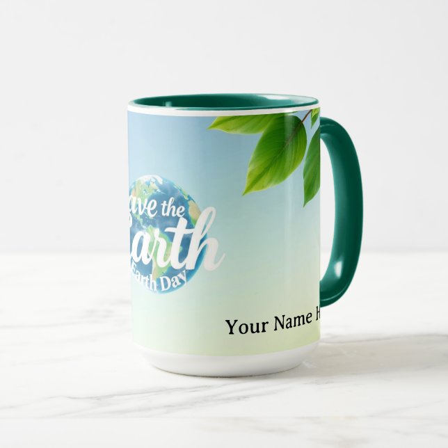 Vibrant Dopamine Eco-Guardians' Embrace Mugg (Framsida höger)