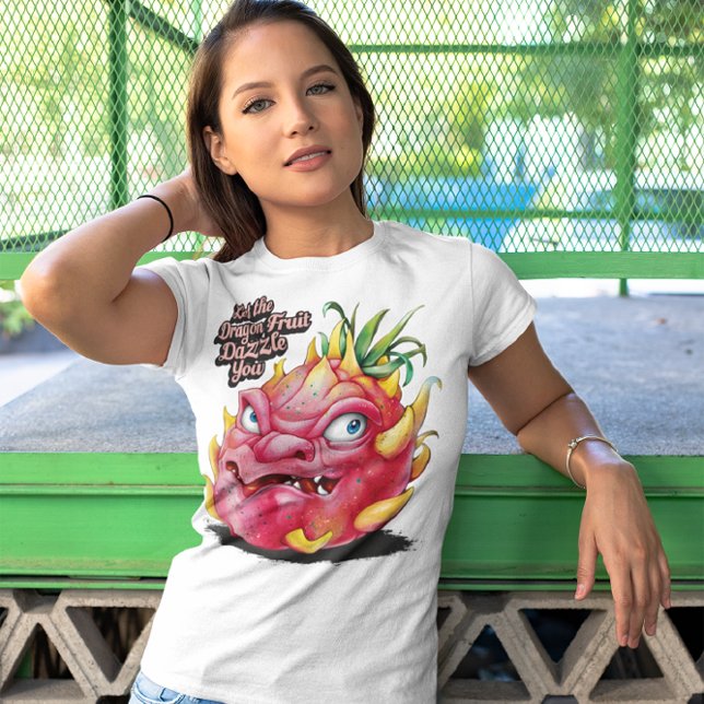 Vibrant Dragon Fruit Roaring T Shirt (Skapare uppladdad)