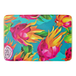 Vibrant Dragoon Fruit Mönster Badrumsmatta