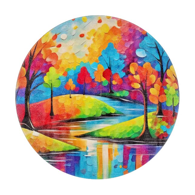 Vibrant Dreamscape Autumn Symphony Art (Framsidan)