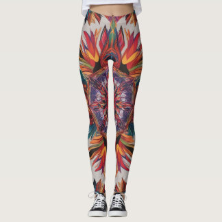Vibrant dynamiskt allt-över-tryck-lager - fetstil leggings