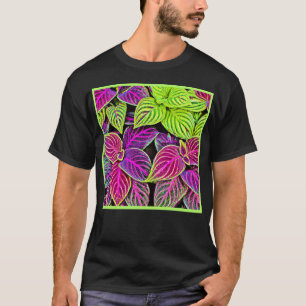 Vibrant Elegance Löv Mönster T Shirt