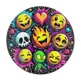 Vibrant Emoji Pop Art