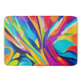 Vibrant energiexplosion badrumsmatta