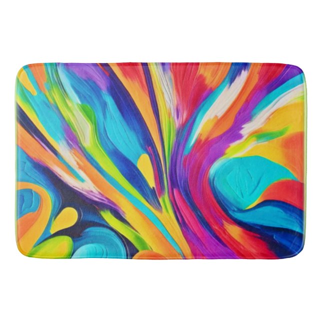 Vibrant energiexplosion badrumsmatta (Framsidan)