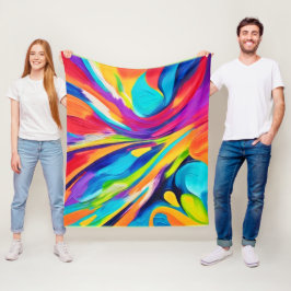 Vibrant energiexplosion fleecefilt