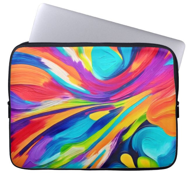 Vibrant energiexplosion laptop fodral (Framsidan)