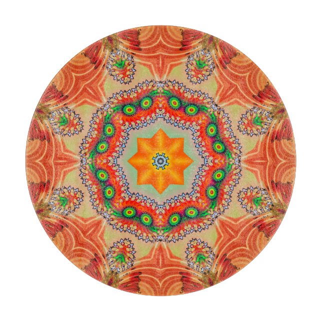 Vibrant energy färg: mandala design. (Framsidan)