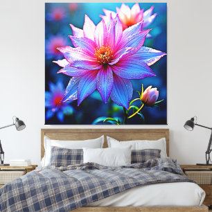 Vibrant Etheral Bloom Artwork Canvastryck