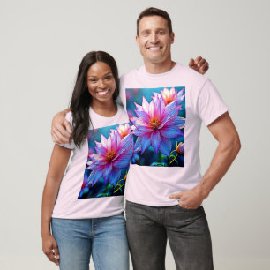 Vibrant Etheral Bloom Artwork T Shirt