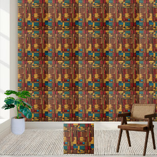 Vibrant Ethnic Art Inspired Mönster Tile Kakelplatta