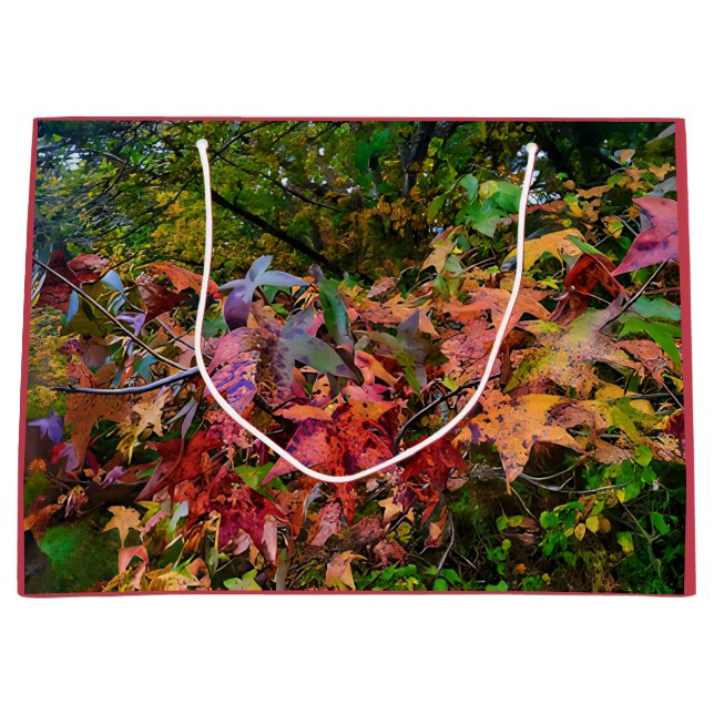 Vibrant Fall Foliage Gift Bag (Framsidan)