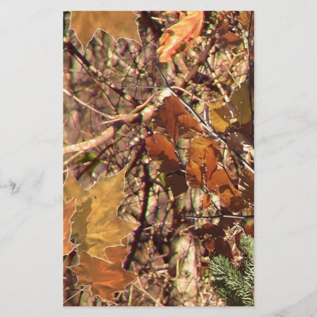 Vibrant Fall Forest Nature Camouflage Decor (Framsida)