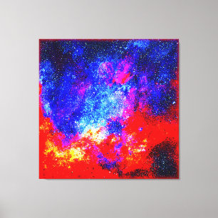 Vibrant Färg av Nebulae. Köp nu Canvastryck