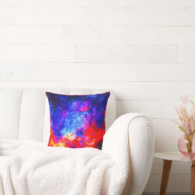 Vibrant Färg av Nebulae. Köp nu Kudde (Soffa)