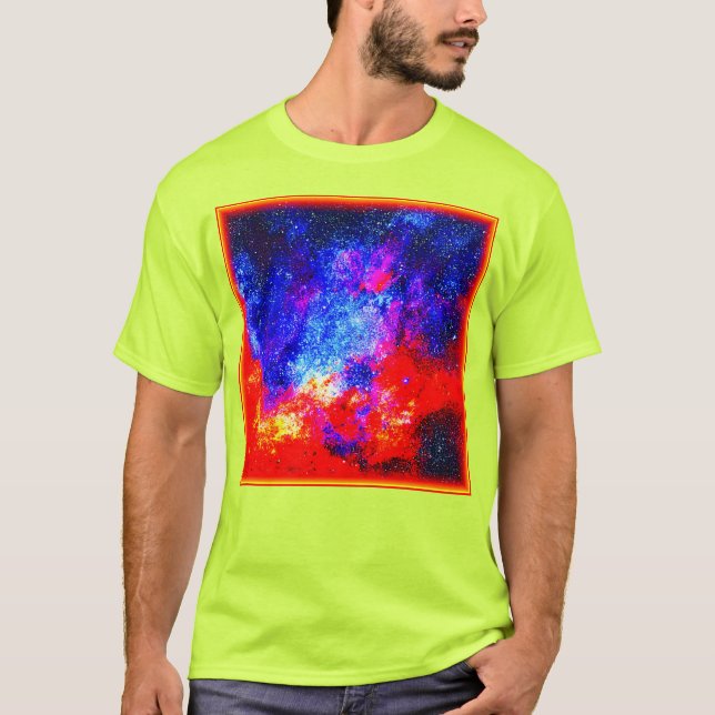 Vibrant Färg av Nebulae. Köp nu T Shirt (Framsida)