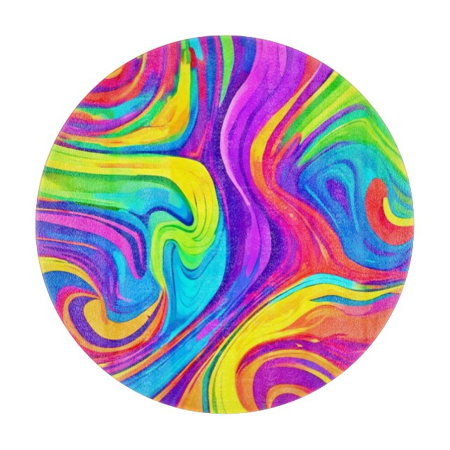 Vibrant Färg-bakgrund: Tecknad Stänk Art (Framsidan)