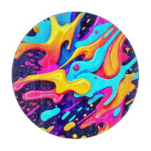 Vibrant Färg Chaos Art