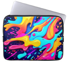 Vibrant Färg Chaos Art