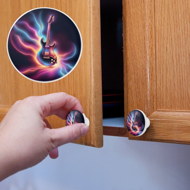 Vibrant Färg Electric Guitar Knopp (Skapare uppladdad)