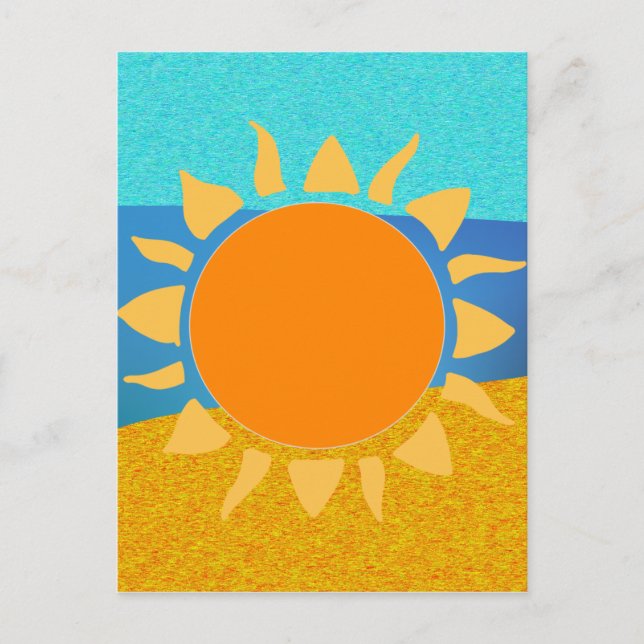 Vibrant Färg Florida... Där Sol bor Vykort (Framsida)