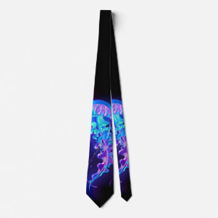 Vibrant Färg Glowing Jellyfish Slips
