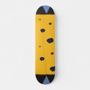 Vibrant Färg Mönster Mini Skateboard Bräda 18,5 Cm