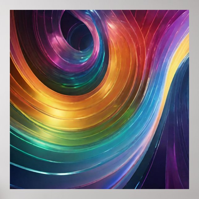 Vibrant Färg Poster (Framsidan)