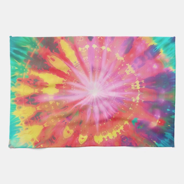 Vibrant färgämne - färgämne #1 kökshandduk (Horisontell)