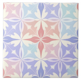 Vibrant färgfull indisk konst Geometric Mönster Kakelplatta