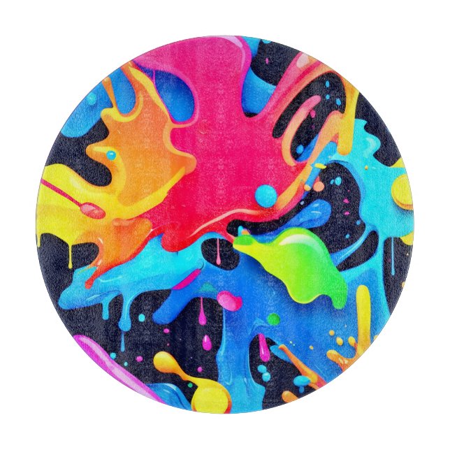 Vibrant färgton Party design (Framsidan)