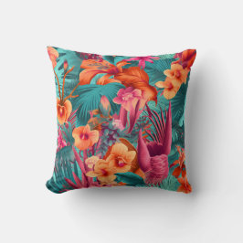 Vibrant Floral Beauty Tropical Interior Kudde