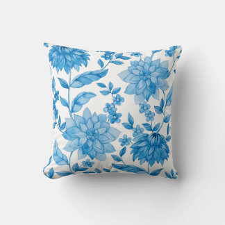 Vibrant floral pattern  kudde