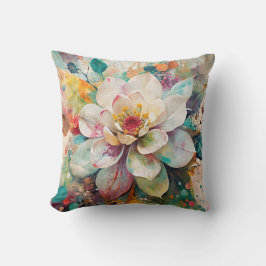 Vibrant Flower Kudde