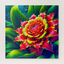 Vibrant Flower Spiral