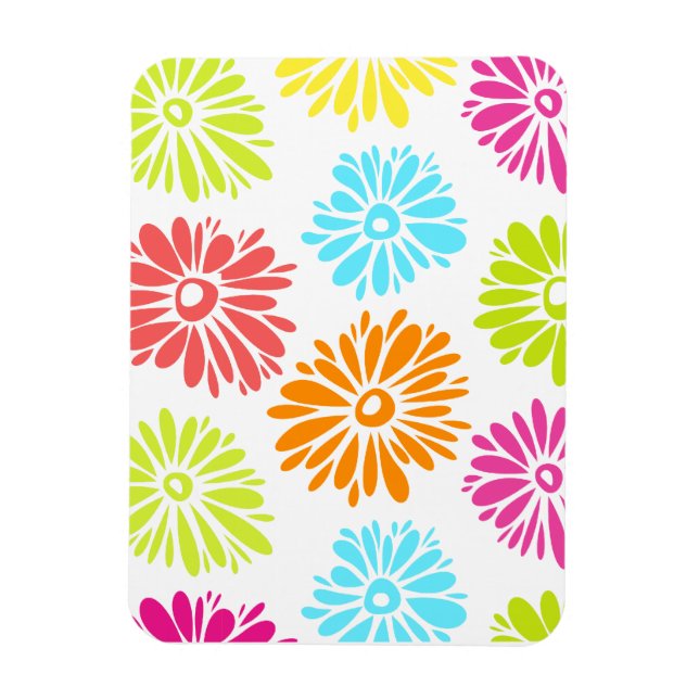 Vibrant Flowers Magnet (Vertikal)