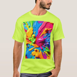 Vibrant flytande Dreamscape Design T Shirt